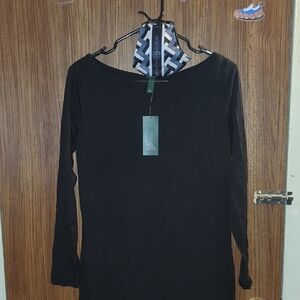 Wild Fable Black Long Sleeve Dress